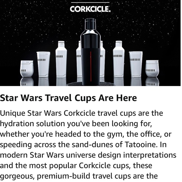 Corkcicle Canteen- Darth Vader - Picture 10 of 10